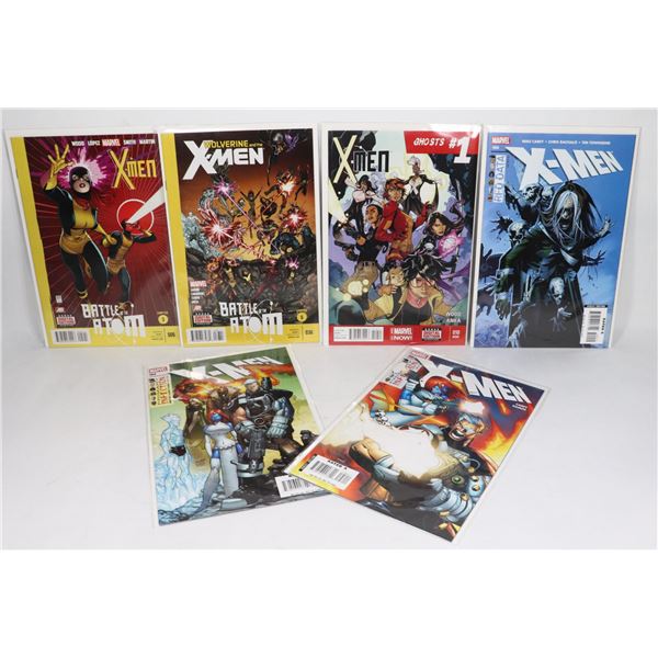 LOT OF 6 X-MEN COMICS