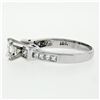 Image 8 : Estate 18k White Gold 1.42 ctw GIA Certified Radiant Diamond Engagement Ring