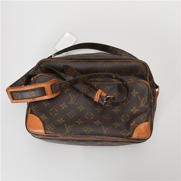Louis Vuitton Brown Monogram Canvas Leather Nil Crossbody Bag