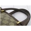 Image 2 : Gucci Vintage Brown Beige GG Plus Sherry Line Boston Handbag