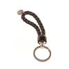 Image 1 : Bottega Veneta Black Leather Intrecciato Key Holder Bag