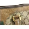 Image 8 : Gucci Vintage Beige GG Monogram Canvas Leather Web Sherry Boston Bag