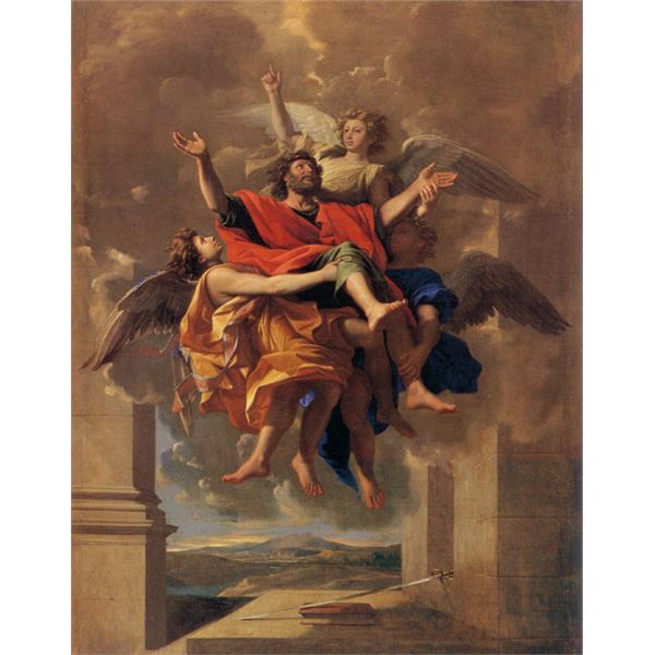 Poussin - Le Ravissement de Saint Paul 1650