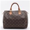 Image 2 : Louis Vuitton Brown Monogram Canvas Leather Speedy 30 cm Handbag