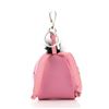 Image 2 : Fendi Monster Backpack Bag Charm Nylon and Leather Micro Pink