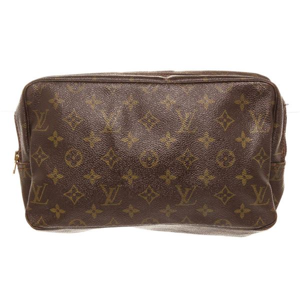 Louis Vuitton Brown Monogram Canvas Toiletry 28cm Cosmetic Bag