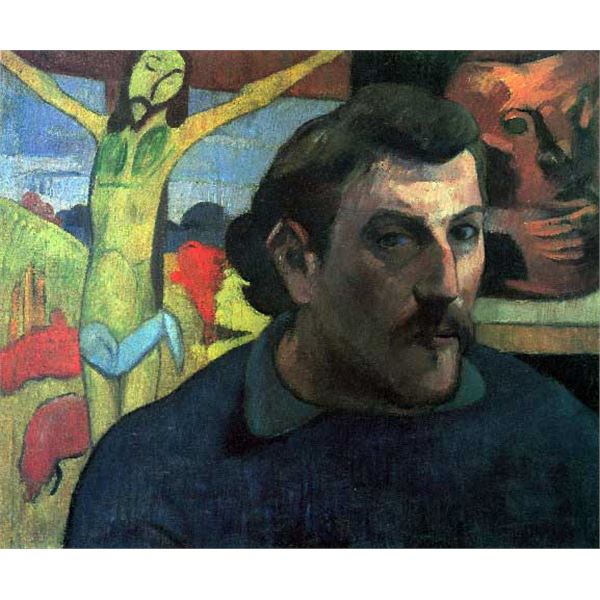 Paul Gauguin - Self Portrait with Yellow Christ