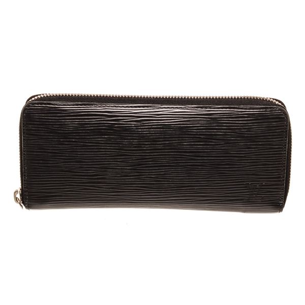 Louis Vuitton Black Epi Leather Clemence Wallet