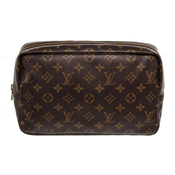 Louis Vuitton Brown Toiletry 28cm Cosmetic Bag