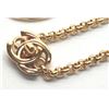 Image 4 : Chanel Gold-tone Metal CC Ring Pendant Turn-lock Chain Necklace