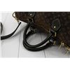 Image 2 : Louis Vuitton Brown Monogram Mini Lin Canvas Speedy Bandouliere Bag