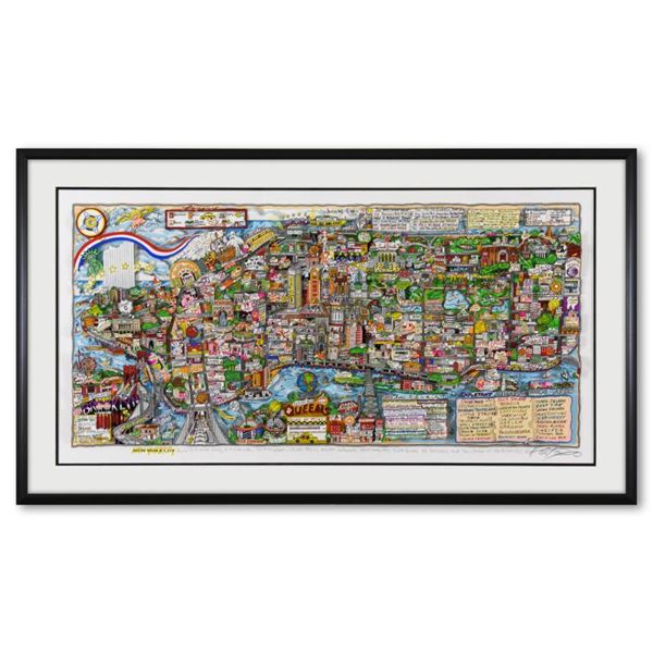 NY Is (Black) by Fazzino, Charles