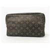 Image 2 : Louis Vuitton Brown Monogram Canvas Leather Toilette Trousse 28 cm Pouch Bag