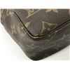 Image 4 : Louis Vuitton Brown Monogram Canvas Leather Toilette Trousse 28 cm Pouch Bag