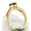 Image 5 : 14k Yellow Gold 1.58 ctw Garnet, Ruby, and Diamond Ring