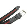 Image 3 : Gucci Black Web Woven Canvas Leather Belt 85cm