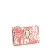 Image 1 : Christian Dior Toile de Jouy Diorama Compact Wallet Calfskin Neutral, Print, Red