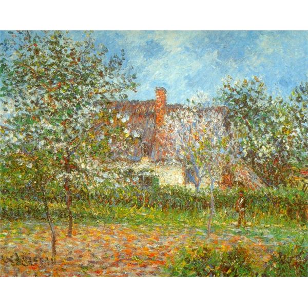 Gustave Loiseau- Orchard in Spring