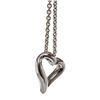 Image 3 : Boucheron Silver Heart Pendant Necklace