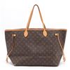 Image 2 : Louis Vuitton Brown Monogram Canvas Leather Neverfull GM Tote Bag