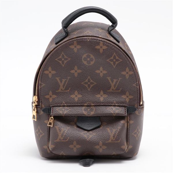 Louis Vuitton Brown Monogram Canvas Leather Mini Palm Springs Backpack