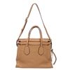 Image 1 : Gucci Beige Pebbled Calfskin Leather Ramble Layered Tote Bag