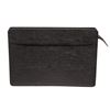 Image 1 : Louis Vuitton Black Epi Leather Pochette Homme Clutch Bag