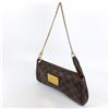 Image 4 : Louis Vuitton Damier Ebene Canvas Leather Eva Pochette Clutch Bag