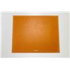 Image 2 : Hermes Gold Orange Calfskin Leather Mouse Pad