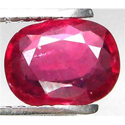 1.45ct RARE Top AAA  Pink Sapphire Nigeria VS Oval Cut  RETAIL $1400 (GEM-7196)