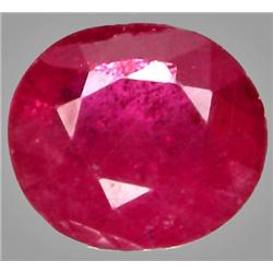 1.21ct RARE Top AAA Pink Red Ruby Mogok VS Oval Cut  RETAIL $1250 (GEM-7572)