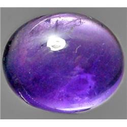 6.86ct RARE Oval Cabochon Violet Amethyst RETAIL $750 (GEM-7621)