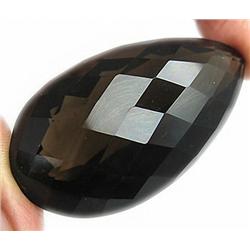 170ct Fantastic Checkerboard Clean Smoky Quartz Huge RETAIL $2750 (GEM-7744)