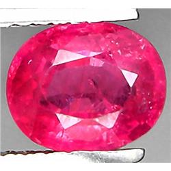 1.46ct RARE Top AAA Pink Red Ruby Mogok VS Oval Cut  RETAIL $1400 (GEM-7602)