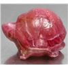 Image 1 : 17.39ct Hand Carved Pinkish Red Ruby Turtle  RETAIL $1650 (GEM-7552)