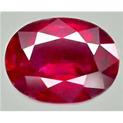 2.78ct RARE Top Quality Super Red Natural Ruby Madagascar Oval CLEAR CLEAN RETAIL $1300 (GEM-7496)