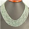 552ct 7 Rows AAA Gorgeous Natural Colombian Emerald Necklace RETAIL $53250 (JEW-1184)