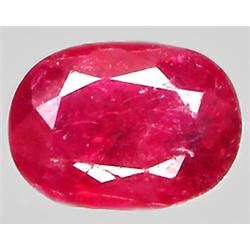 0.78ct RARE Top AAA Pink Red Ruby Mogok VS Oval Cut  RETAIL $950 (GEM-7464)