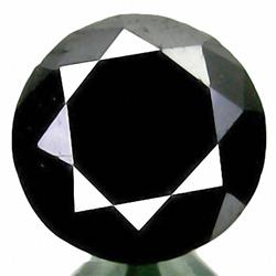 4.81ct RARE Dazzling Natural Jet Black Diamond Round RETAIL $21500 (GEM-7836)