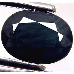 1.60ct RARE Natural Blue Sapphire Oval Gemstone CLEAN RETAIL $1050 (GEM-7832)