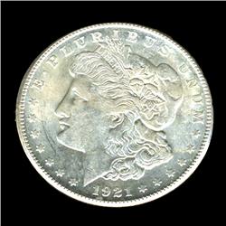 1921S Morgan Dollar MS64+ RARE Error (COI-4060)