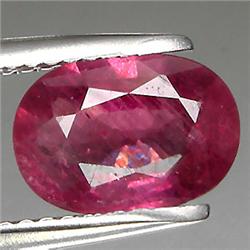 2.40ct RARE Top AAA Mozambique Pink Red Ruby VVS Oval Cut  RETAIL $2150 (GEM-7246)