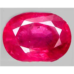 2.12ct RARE Top AAA Mozambique Pink Red Ruby VS Oval Cut  RETAIL $2100 (GEM-7283)
