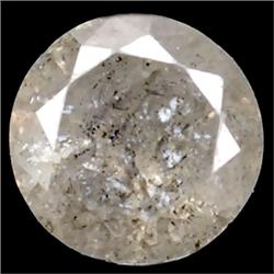 .16ct RARE Round Cut Unheated White Diamond RETAIL $850 (GEM-7285)