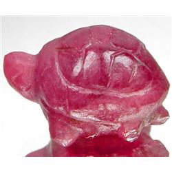 14.94ct Hand Carved Rich Red Ruby Turtle  RETAIL $1400 (GEM-7620)