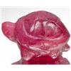 Image 1 : 14.94ct Hand Carved Rich Red Ruby Turtle  RETAIL $1400 (GEM-7620)