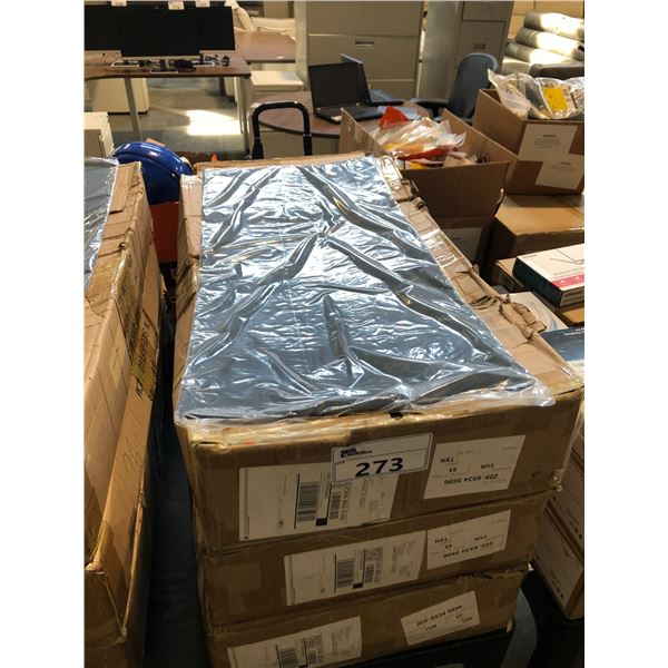 3 BOXES OF LARGE MOUSE PADS
