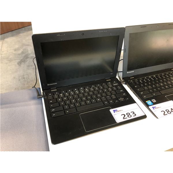 LENOVO 100S CHROMEBOOK 2.16GHZ, 11.6" NOTEBOOK COMPUTER WITH POWER SUPPLY, HDD WIPED