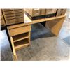 Image 2 : MAPLE 56" SINGLE PEDESTAL DESK