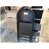 Image 1 : 5 FOLDING CHAIRS AND 1 STEP STOOL
